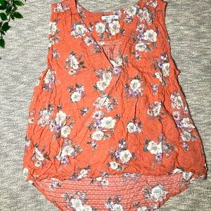 Bleuh Ciel Floral Top